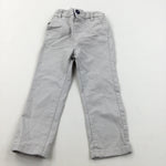 Light Grey Chino Trousers with Adjustable Waistband - Boys 18-24 Months