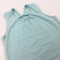 Green Cotton Vest Top - Girls 3-4 Years
