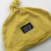 '100% Perfect' Yellow Hat - Boys/Girls 12-18 Months
