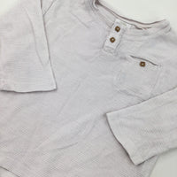 White Long Sleeve Top - Boys 12-18 Months