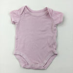 Pink Short Sleeve Bodysuit - Girls 0-3 Months