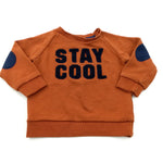 'Stay Cool' Tan Sweatshirt - Boys 18-24 Months