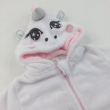 **NEW** Unicorn Fluffy Onesie - Girls 6-9 Months