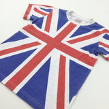 Union Jack Red, White & Blue T-Shirt - Boys 7-8 Years