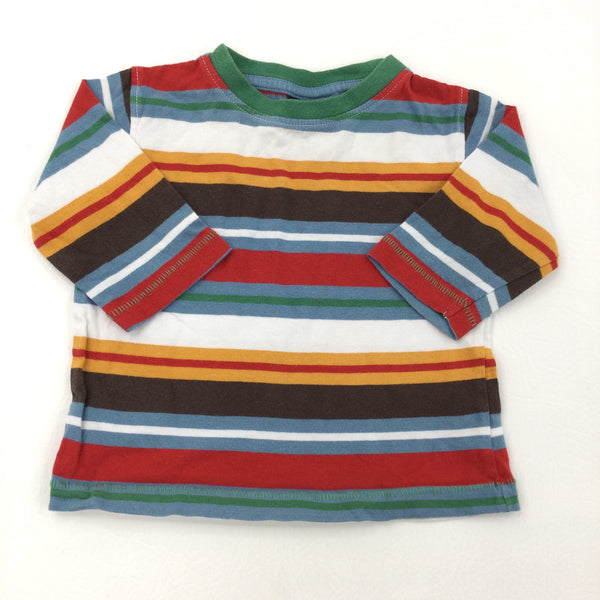 Colourful Stripe Long Sleeve Top - Boys 3-6 Months