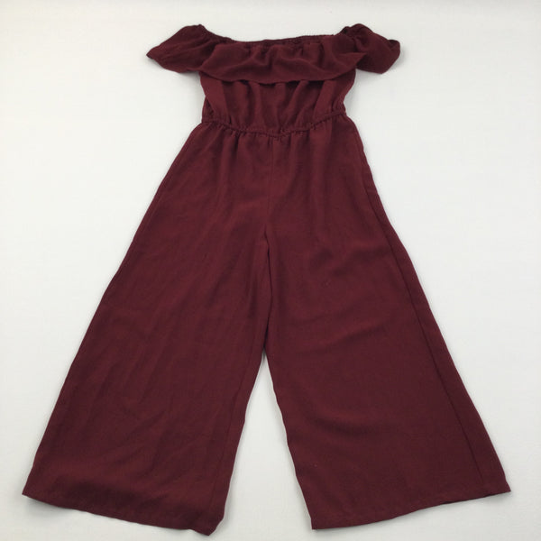 Buy Girls jumpsuit maroon (10-11 Year) at Amazon.in