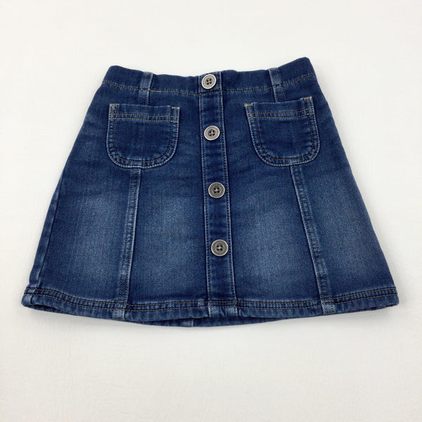 Blue Denim Skirt - Girls 4-5 Years