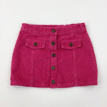 Pink Cord Skirt - Girls 4-5 Years