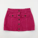 Pink Cord Skirt - Girls 4-5 Years