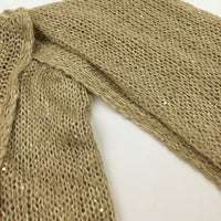 Gold Sequin Scarf - Girls 9-10 Years