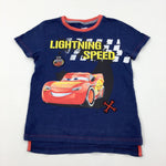 'Lightning Speed' Navy T-Shirt - Boys 5-6 Years