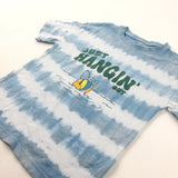 'Just Hangin Out' Blue Tie Dye T-Shirt - Boys 5-6 Years