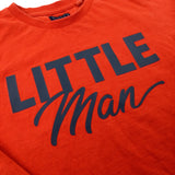 'Little Man' Red Lightweight Jumper - Boys 5-6 Years