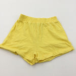 Yellow Lightweight Jersey Shorts - Girls 2-3 Years