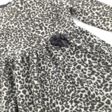 Leopard Print Long Sleeve Dress - Girls 18-24 Months