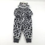 Giraffe Grey Onesie - Girls 18-24 Months