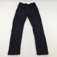Black Super Skinny Jeans with Adjustable Waist - Boys 12 Years