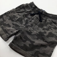 Grey Camouflage Shorts - Boys 6-7 Years