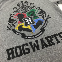 'Hogwarts' Grey T-Shirt - Boys 6-7 Years