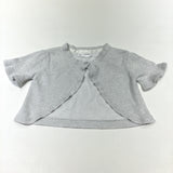 Sparkly Grey Short Sleeve Cardigan - Girls 12-18 Months