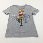 'Toy Story 4' Buzz Lightyear Grey T-Shirt - Boys 6-7 Years
