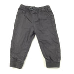 Grey Lined Trousers - Boys 9-12 Months
