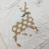 Reindeer Moustache T-Shirt - Boys 12-18 Months