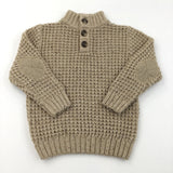 Cream Knitted Jumper - Boys 6-7 Years