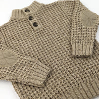 Cream Knitted Jumper - Boys 6-7 Years