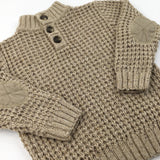 Cream Knitted Jumper - Boys 6-7 Years