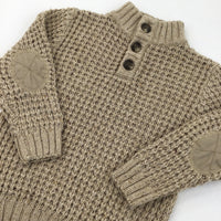 Cream Knitted Jumper - Boys 6-7 Years