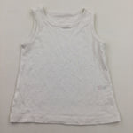 White Cotton Vest - Boys 2-3 Years