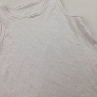 White Cotton Vest - Boys 2-3 Years