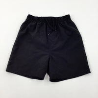 Black Swim Shorts - Boys 7-8 Years