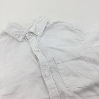 White Linen Shirt - Boys 6 Years