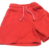 Red Lightweight Jersey Shorts - Boys 12-18 Months