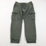 Dark Green Tracksuit Bottoms - Boys 11-12 Years