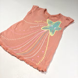 'Starfish Wishes, Mermaid Kisses' Orange T-Shirt - Girls 0-3m