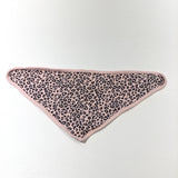 Pink & Black Animal Print Dribble Bib - Girls 0-6 Months (One Size)