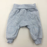 Blue Marl Joggers - Boys 0-3 Months