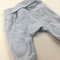 Blue Marl Joggers - Boys 0-3 Months