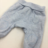 Blue Marl Joggers - Boys 0-3 Months