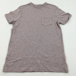 Brown Mottled T-Shirt - Boys 11-12 Years