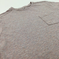 Brown Mottled T-Shirt - Boys 11-12 Years