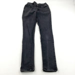 Black High Waist Denim Jeans - Girls 14 Years