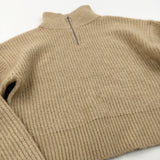 Light Brown Cropped Knitted Jumper - Girls 12-13 Years