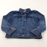 Dark Blue Denim Jacket - Girls 4-5 Years