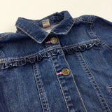 Dark Blue Denim Jacket - Girls 4-5 Years