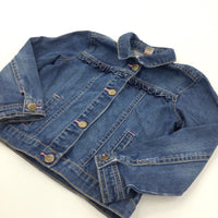 Dark Blue Denim Jacket - Girls 4-5 Years