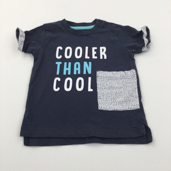 'Cooler Than Cool' Navy T-Shirt - Boys 12-18 Months